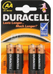Duracell AA/LR6, Alkaline Basic MN1500, 4 pc(s)