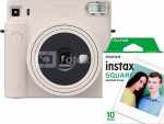 Fujifilm instax Square SQ1 Chalk White + 10 film