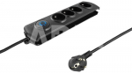Qoltec Surge protector | 4 sockets | 1,5m