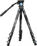 Sirui Carbon Fiber Tripod Kit with VideoHead L-324F + VH-10