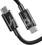 Kabelis CHOETECH Thunderbolt 4, USB-C - USB-C, 40Gbps, 100W, 20V/ 5A, 8K/ 60Hz, 0.8m