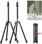 K&F Concept 2.0m Aluminum Alloy Reflective Light Stand 2pcs