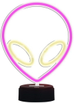 Manta SNL86PK Style Neon Lights UFO Pink
