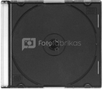 Omega CD box Slim PL, black (44843)