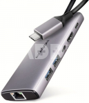 AXAGON HMC-6L2L 2xUSB-A HDMI4K 1x USB-C PD100W USBC LA