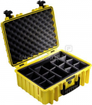 B&W International Type 5000 yellow incl. Padded Divider