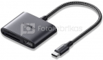USB-C Card Reader + USB, UGREEN CM387 (black)
