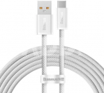 Cable USB to USB-C Baseus Dynamic Series, 100W, 2m (white)
