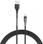 USB 2.0 Male to Micro-B Male 2A 1m Vention CTIBF (black)