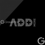 Metalinė plok&scaron;tė GRAVIA, BLACK/SILVER 61x30,5 cm 0,55 mm| 813138