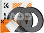 K&F Concept K&F Step Up Filter Ring 49-77mm*2pcs,+Vacuum Cleaning Cloth*1