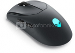 Dell Gaming Mouse Alienware AW720M wired/wireless, Black, Wired - USB Type A