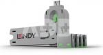 USB PORT BLOCKER 4PACK/GREEN 40451 LINDY