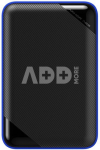 Silicon Power Portable Hard Drive ARMOR A62 GAME 1000 GB, USB 3.2 Gen1, Black/Blue