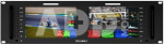 D71 PLUS Dual 7"3RU Rack Mount Monitor 4K HDMI SDI