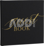 Focus Base Line Canvas Album 20x20 Guestbook Black