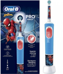 Oral-B | Electric Toothbrush | Vitality PRO Kids Spiderman | Rechargeable | For kids | Number of brush heads included 1 | Number of teeth brushing modes 2