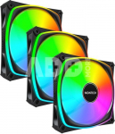 CASE FAN 120MM/RX120 PRO BLACK 3 IN 1 MONTECH