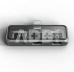 Satechi USB-C PD Mobile XR Hub & MicroSD Card Reader space grey