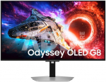 Samsung LS32HG800SUXEN Odyssey OLED G8 | 32 " | OLED | 4K | 16:9 | 240 Hz | 0.03 ms | 3840 x 2160 pixels | 300 cd/m&sup2; | HDMI ports quantity 2 | Silver