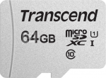 TRANSCEND 64GB UHS-I U1 SILVER MICROSD W/O ADAP