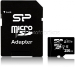 Silicon Power memory card microSDXC 256GB Elite UHS-I Class 10 + adapter