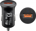 Goobay Quick Charge QC3.0 USB car fast charger USB 2.0 Female (Type A), Cigarette lighter Male