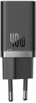 Wall Charger Baseus GaN5 40W, 2x USB C (Black)
