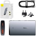 Wall charger Baseus GaN5, 65W, 1xport USB-C, 1XUSB-A