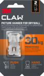 3M CLAW HOOK FOR DRYWALL, HOLD 30 KG, 2 HOOKS