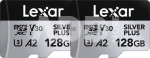 Lexar microSDXC Professional SILVER Plus UHS-I/U3/A2/4K R205/W150 (V30) 128GB - 2pack