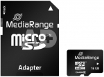 MEMORY MICRO SDHC 16GB C10/W/ADAPTER MR958 MEDIARANGE