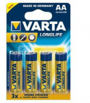 1x4 Varta Longlife Extra Mignon AA LR 6
