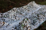 Camo maskuojantis tinklas snow 3x6 m