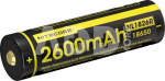 NL1826R 2600mAh 3.6v + micro USB 18650