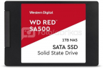 SSD|WESTERN DIGITAL|Red|1TB|SATA 3.0|Write speed 530 MBytes/sec|Read speed 560 MBytes/sec|2,5"|TBW 600 TB|MTBF 2000000 hours|WDS100T1R0A