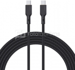 Cable Aukey CB-KCC101 USB-C to USB-C 1m (black)
