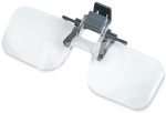 Carson Magnifying Glasses 2x (+4.00 Dioptrie) Clip-On and Flip-Up