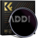 K&F Concept K&F 58MM,Nano-X ND100000 Filter, HD, Waterproof, Anti Scratch, Green Coated