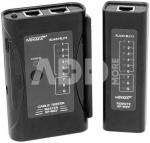 Tinklo ir telefono kabelių RJ-45, RJ-11 testeris
