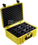 B&W International Type 6000 yellow incl. Padded Divider