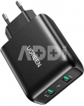 Rychlonab&iacute;ječka UGREEN, 2xUSB-A, 18W, PD 3.0 EU(čern&aacute;)