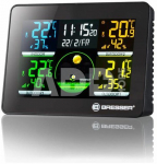 BRESSER Quadro NLX - Termometras / Higrometras su 3 lauko jutikliais