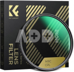 K&F Concept K&F 37MM XC15 Nano-X B270 CPL Filter, HD, Waterproof, Anti Scratch, Green Coated