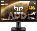 Asus TUF Gaming VG279QM 27 ", IPS, FHD, 1920 x 1080 pixels, 16:9, 1 ms, 400 cd/m&sup2;, Black, 1 x DP 1.2, 2 x HDMI 2.0