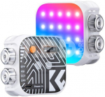 K&F Concept K&F RGB Full Color Portable Photography Light 360&deg; 2500K - 9900K CRI 96+ Built-in 2000mAh Battery 21 Lighting Effects White