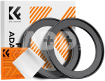 K&F Concept K&F Step Up Filter Ring 55-67mm*2pcs,+Vacuum Cleaning Cloth*1