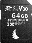 Angelbird AV Pro UHS-I 64GB V30 SDXC Memory Card