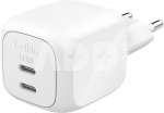 Belkin Ladeger&auml;t Dual USB-C 50W PD + PPS ,wei&szlig; WCH019kqWH