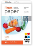 ColorWay Matte Photo Paper, 10x15, 190 g/m2, 50 sheets